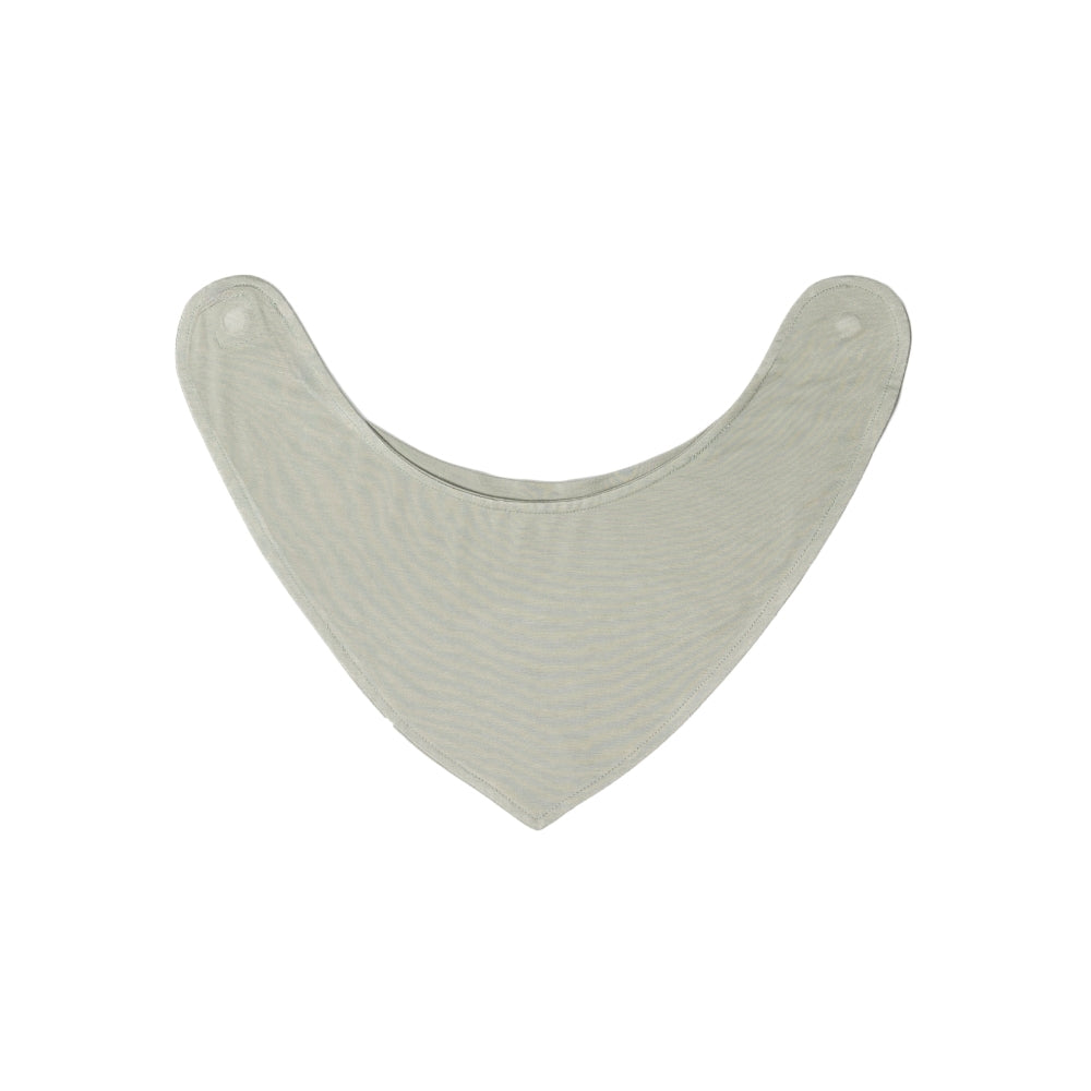 Sage magnetic baby bamboo bib - front side open