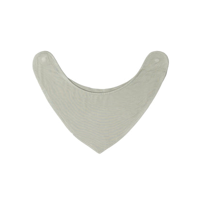 Sage magnetic baby bamboo bib - front side open