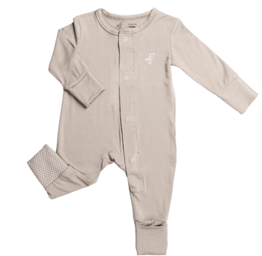 Bamboo Magnetic Sleepsuit - Oat