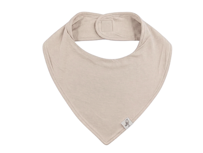 Bamboo Magnetic Bandana Bib - Oat