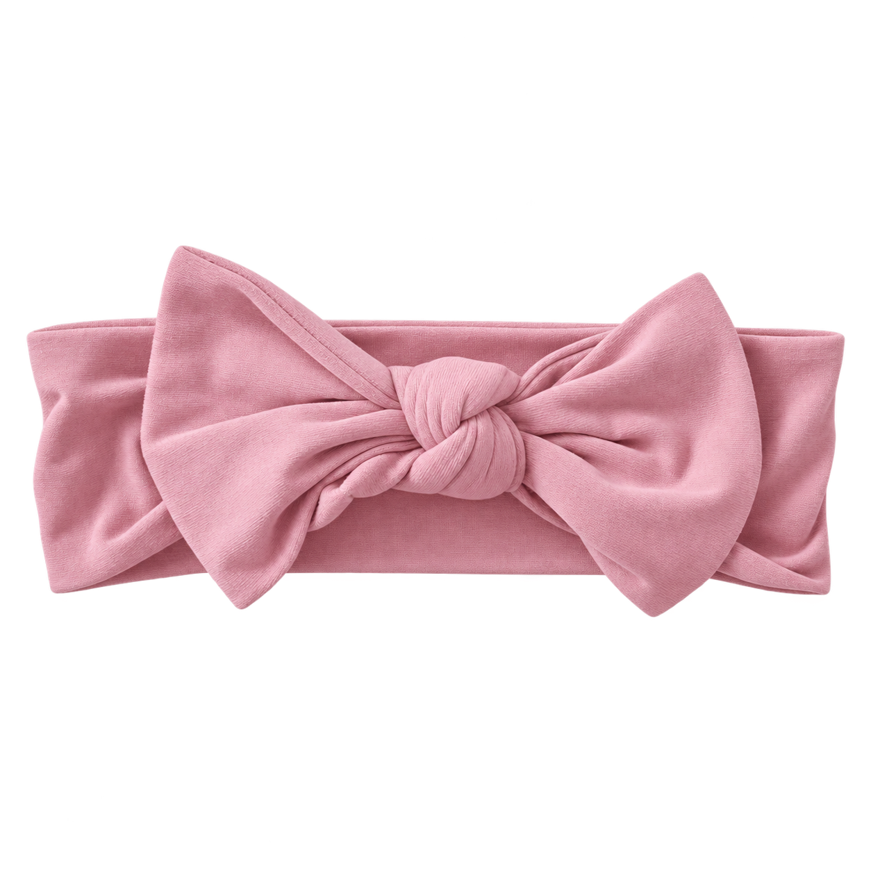 Bamboo Knotted Headband - Dusty Pink