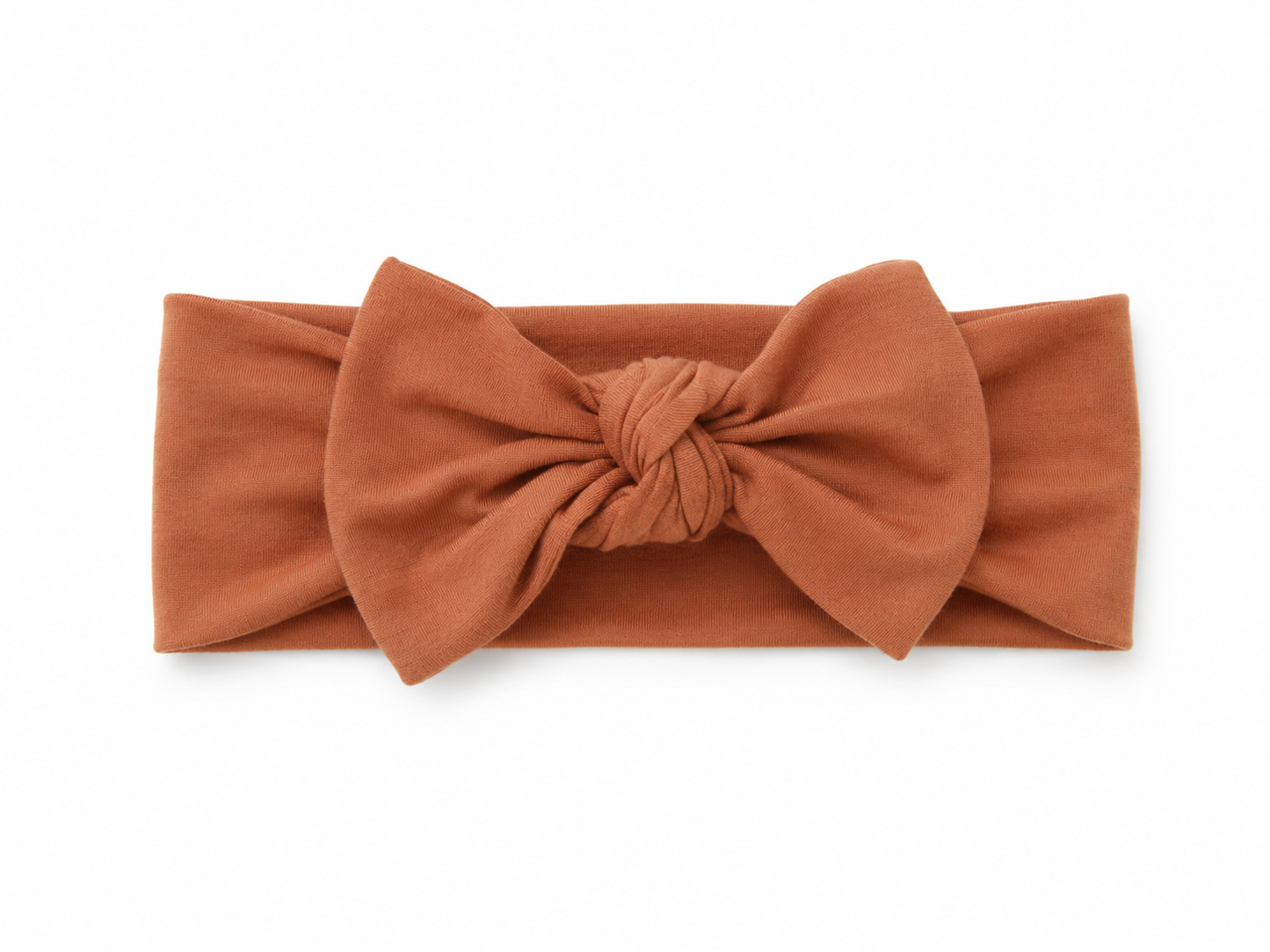 Bamboo Knotted Headband - Terracotta